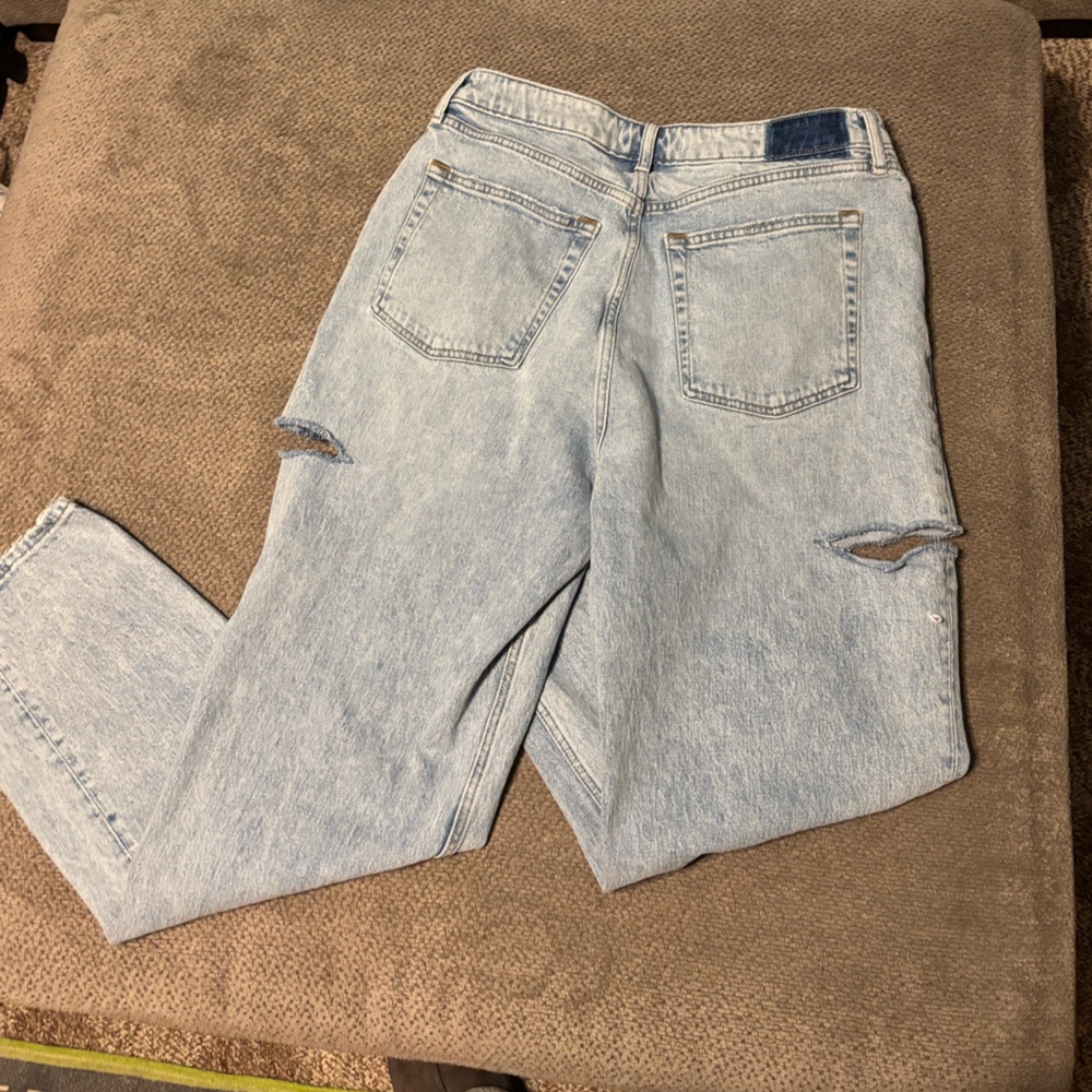 Abercrombie & Fitch Curve Love The Dad High Rise Jeans - Picture 3 of 3
